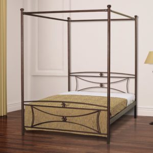 N11S Κρεβάτι μεταλλικό με ουρανό