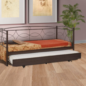 N48Σ Καναπές-Κρεβάτι μεταλλικός με συρόμενο κρεβάτι