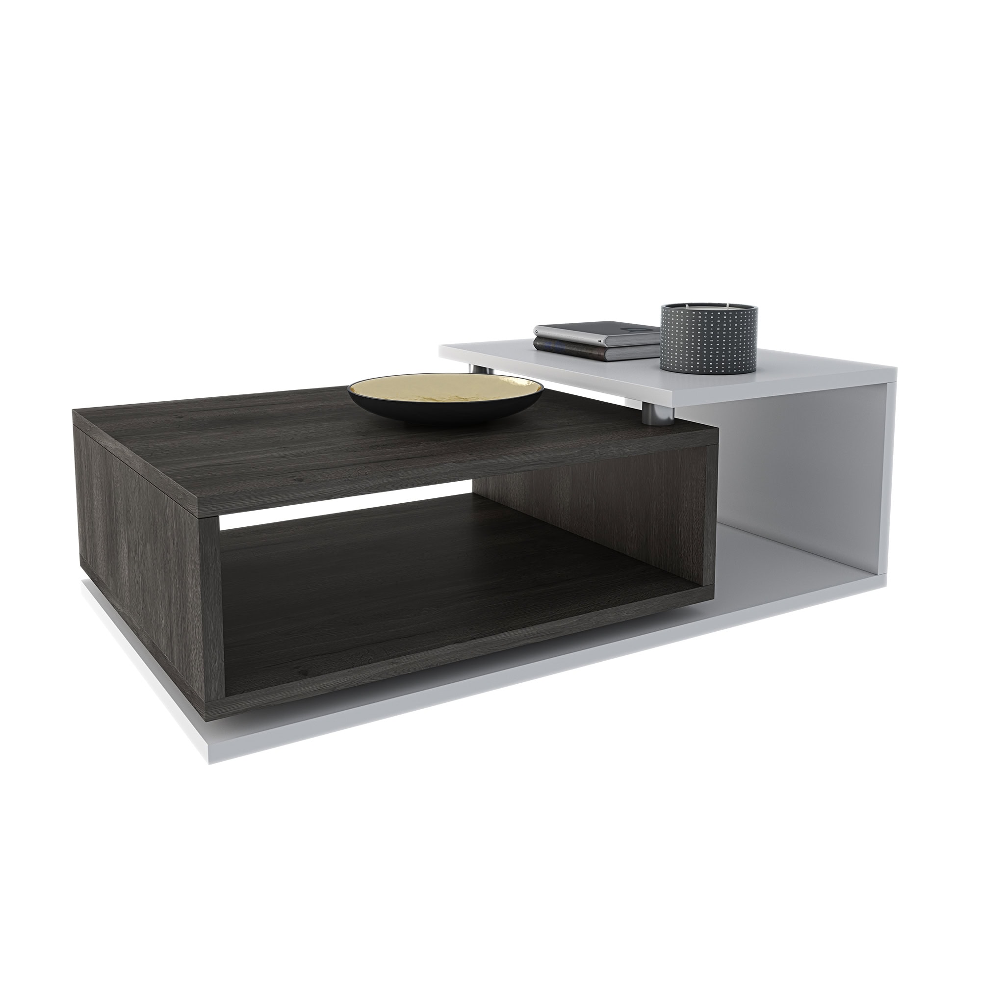 Ν63M Τραπέζι σαλονιού Ανισόπεδο ανοιχτό