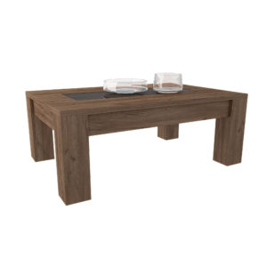 Ν66M Τραπέζι σαλονιού Αφροδίτη με Τζάμι