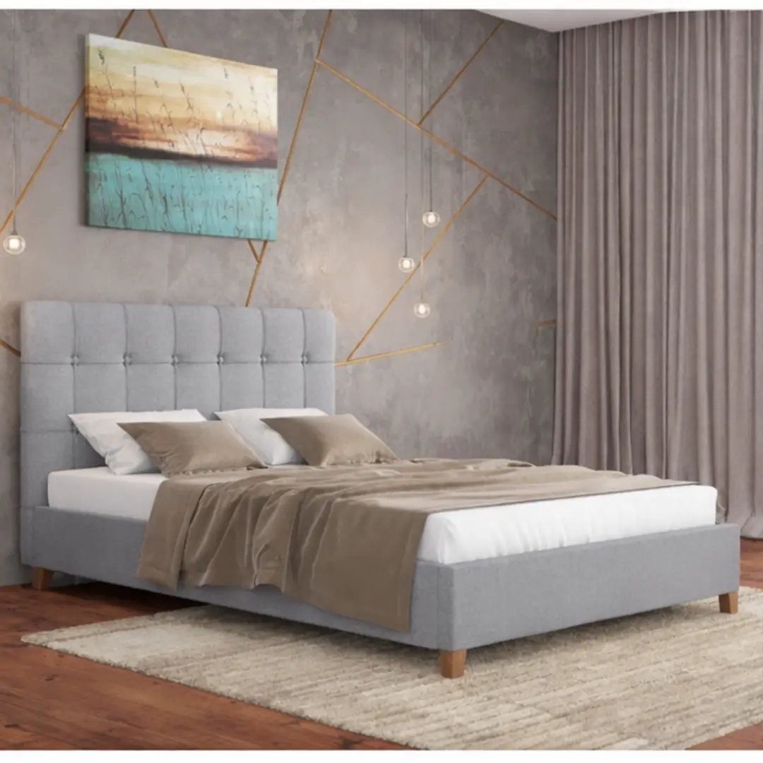 Ν64 Κρεβάτι ντυμένο με ύφασμα - Image 2