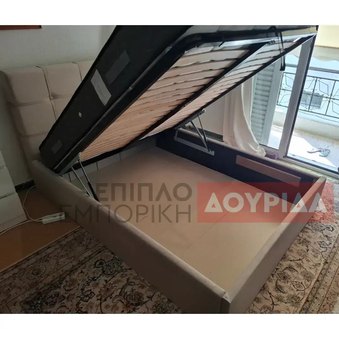 Ν64Α Κρεβάτι ντυμένο με αποθηκευτικό χώρο - Image 6