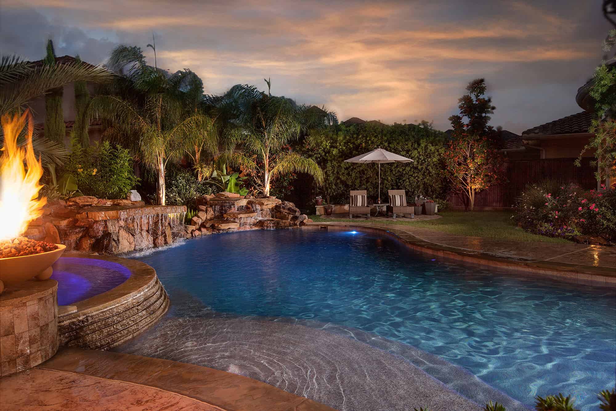 Downunda Pools, design and installation, Houston, Texas