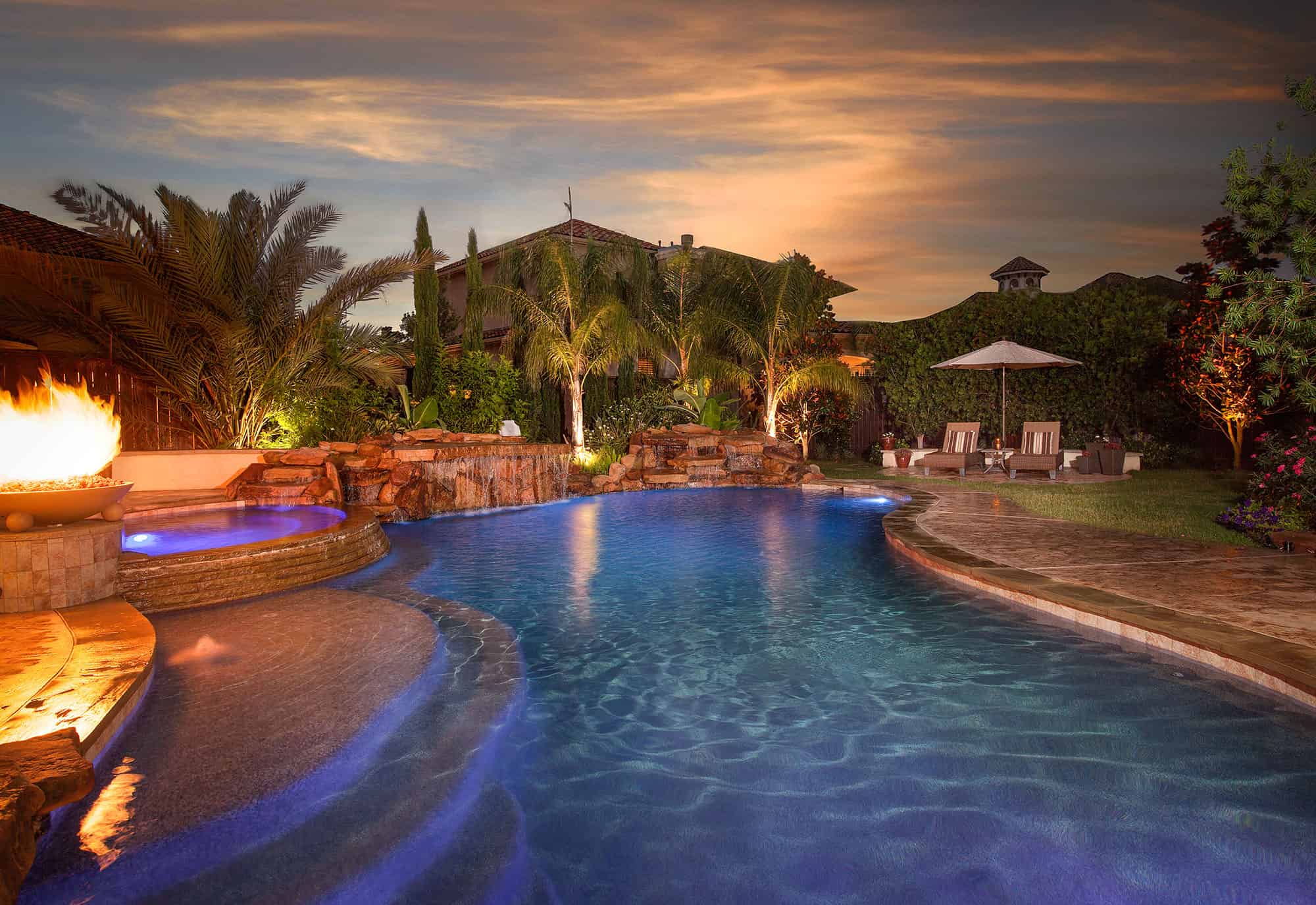 River Oaks Natural Style Pool