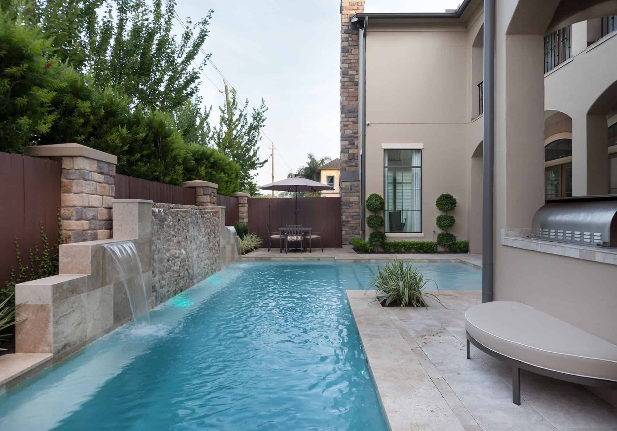 Small Modern Pool Design, Houston Texas