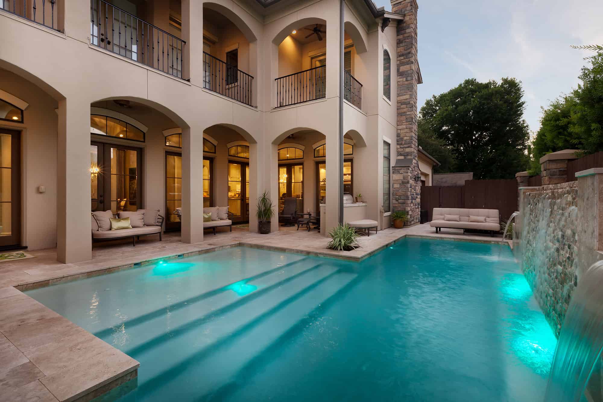 luxury Pool Designs, Geometric, Houston Texas