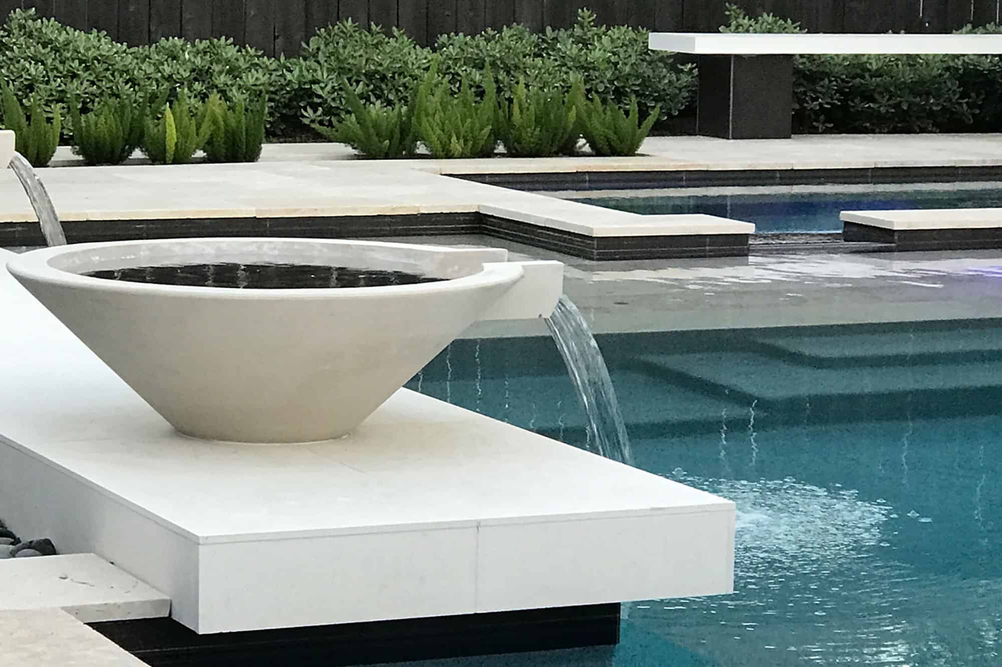Swimming Pool Water Features, Bellaire Texas