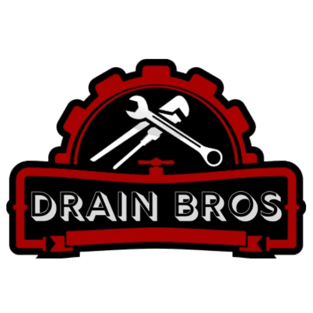 Drain Bros llc logo shows they offer reliable help with sewer or septic services, highlighting trust and quick solutions.