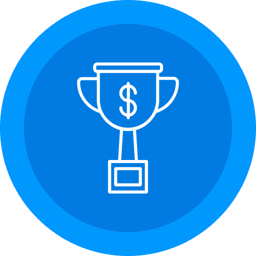 Trophy with dollar sign shows Drain Jetters R Us LLC offers valuable solutions for home drainage problems.