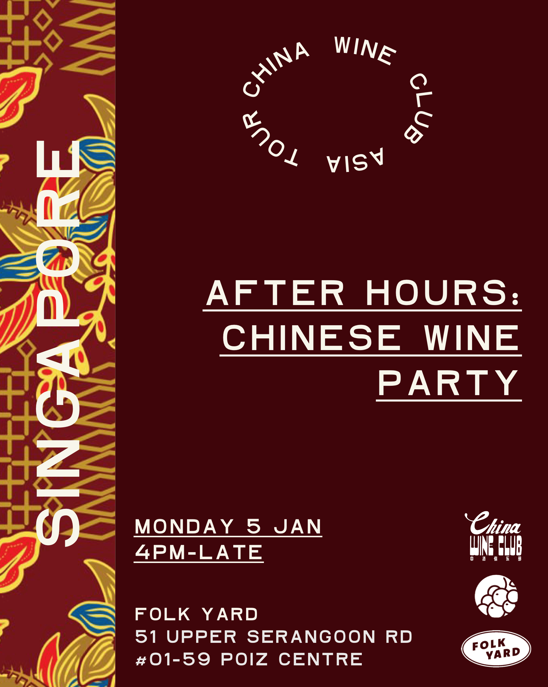 Chinese wine party Singapore China Wine Club