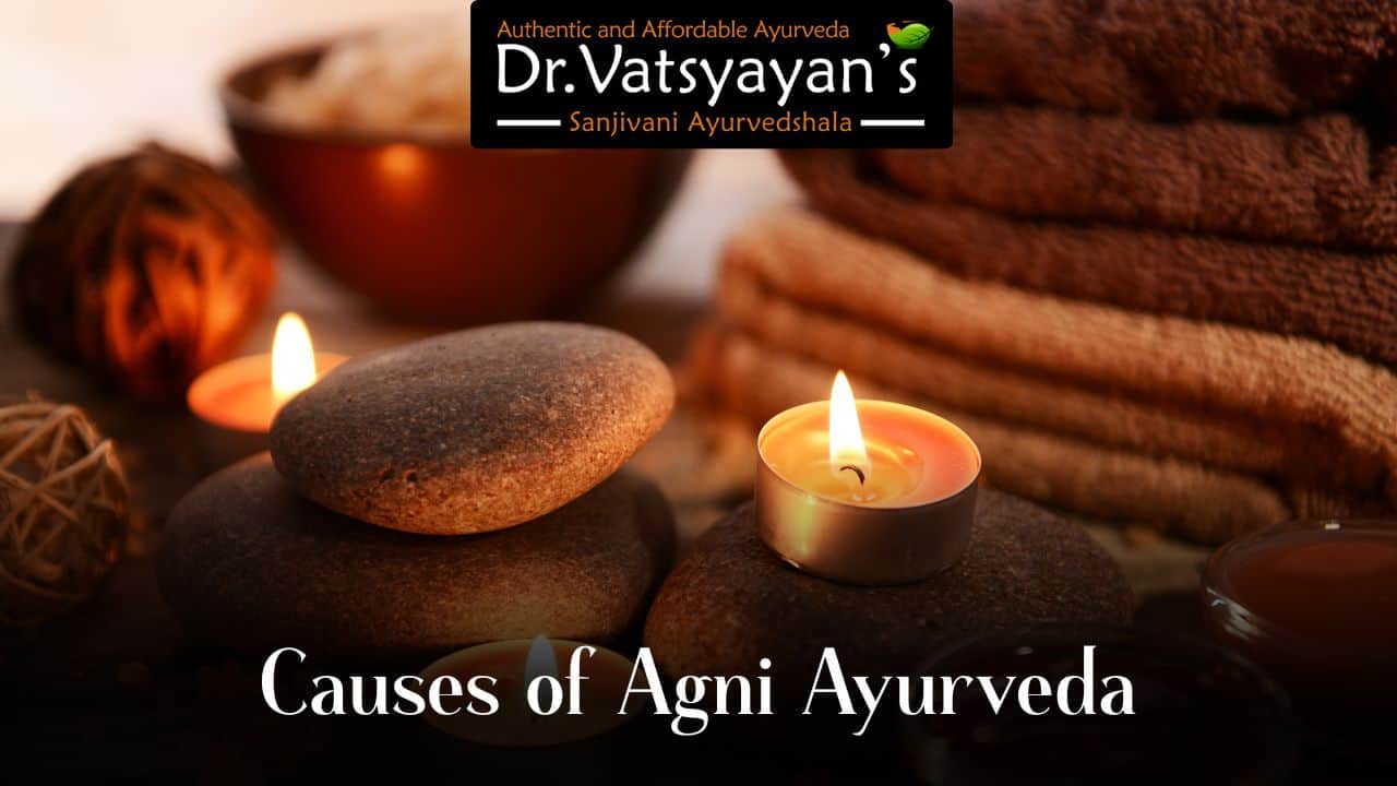 Causes of Agni Ayurveda, herbal therapy for digestive health, Ayurvedic approach to Agni imbalance.