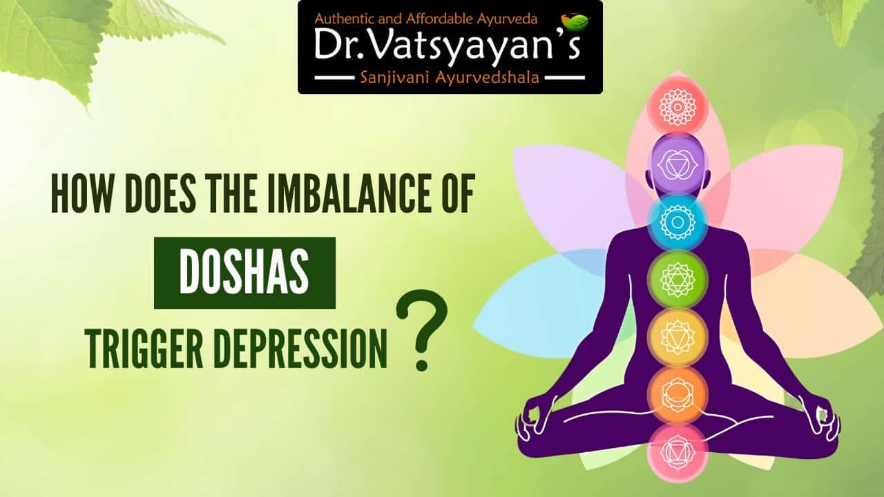 Imbalance of doshas and stress relief in Ayurveda at Dr. Vatsyayans Sanjivani Ayurvedshala.