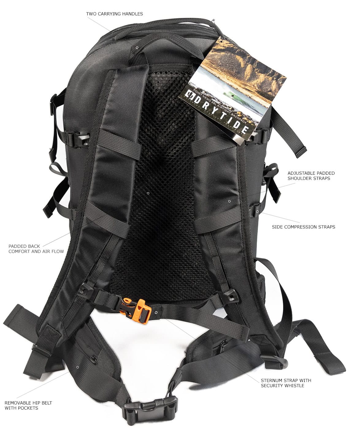DryTide 28L Point Nemo Airtight Backpack - DRYTIDE Waterproof