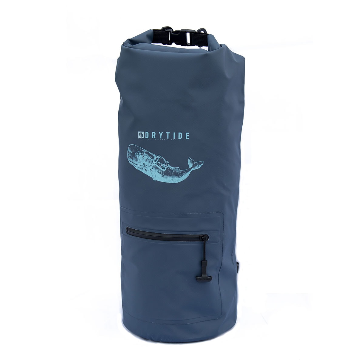 30 liter dry bag blue with external pocket