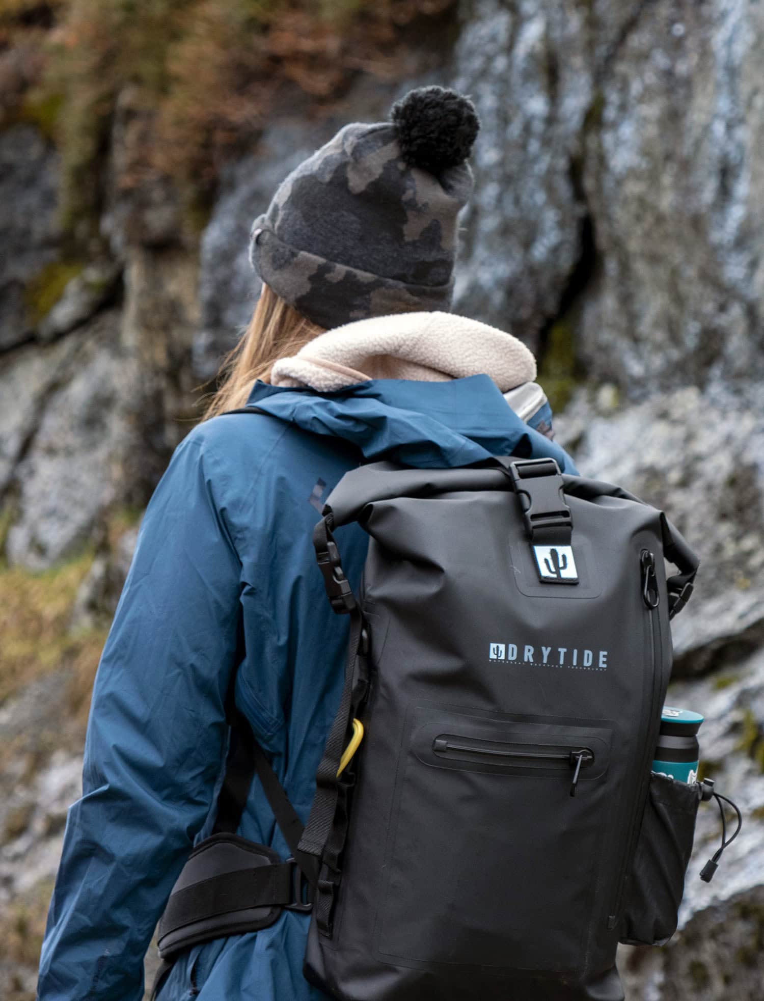 DryTide 18L waterproof backpack exploring Lofoten