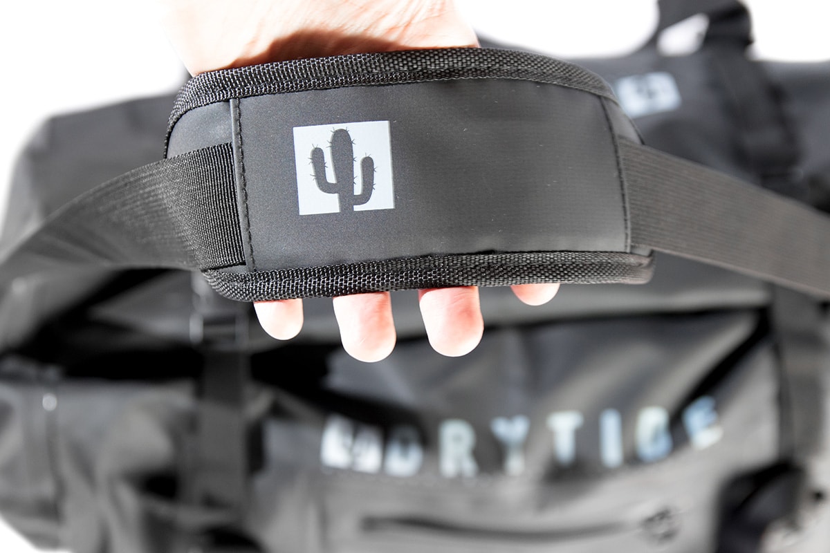 DryTide waterproof duffel bag shoulder strap