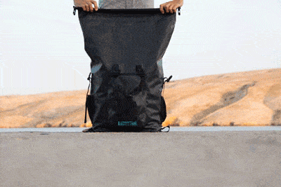DryTide Owner's Manual 1 closing the drytidy waterproof backpack roll down