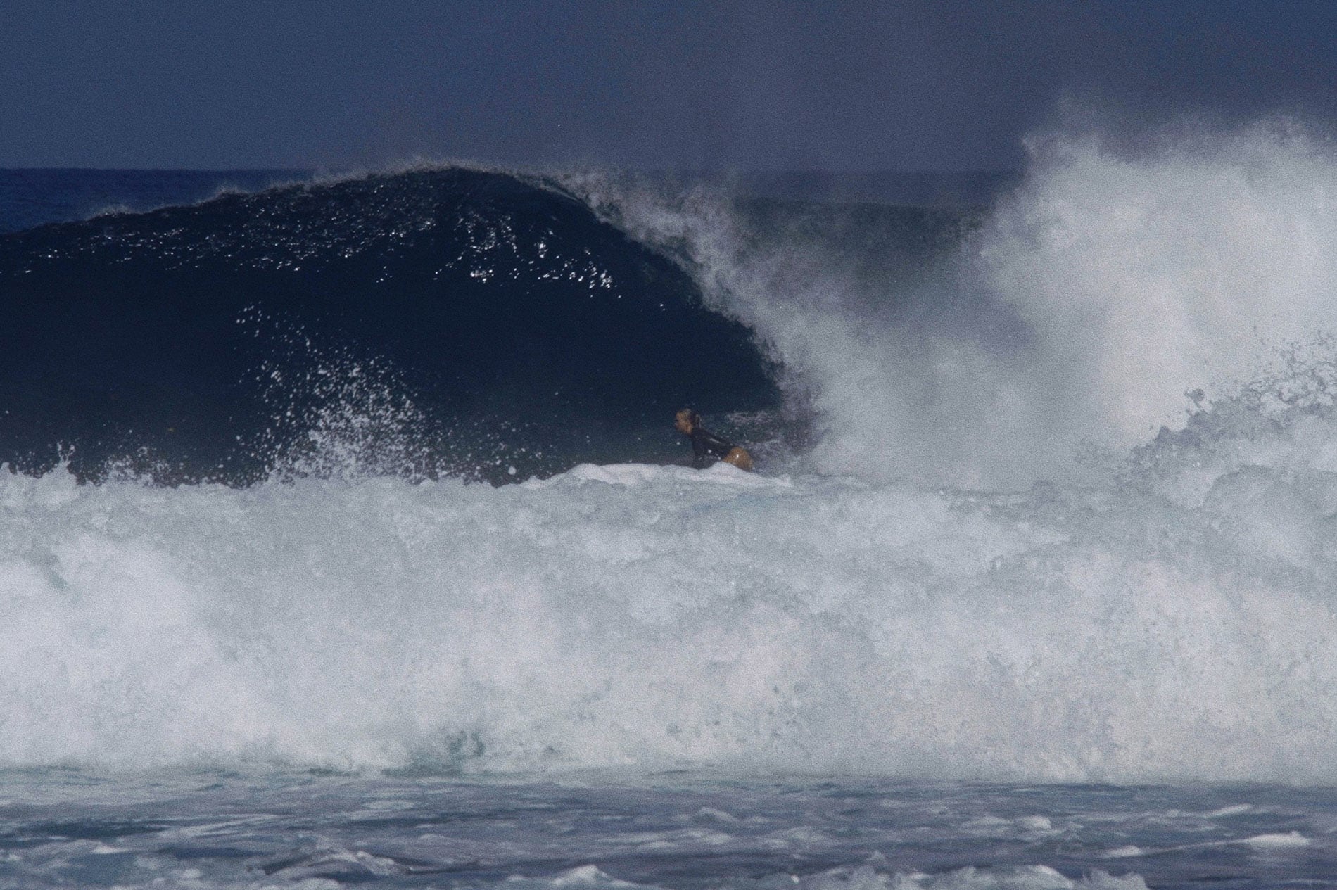 Christina on a big one.