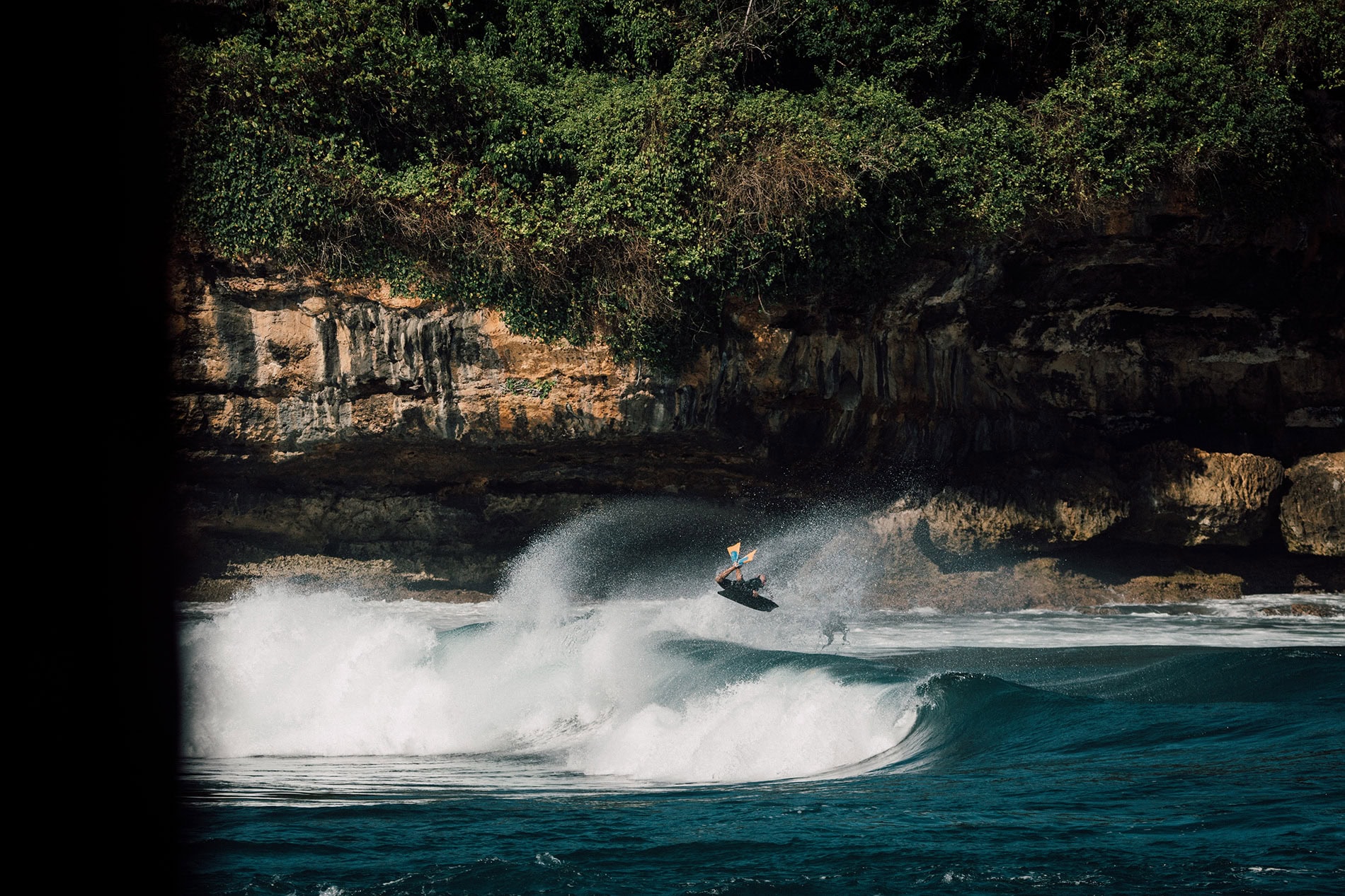 Antonio getting some air in Java.