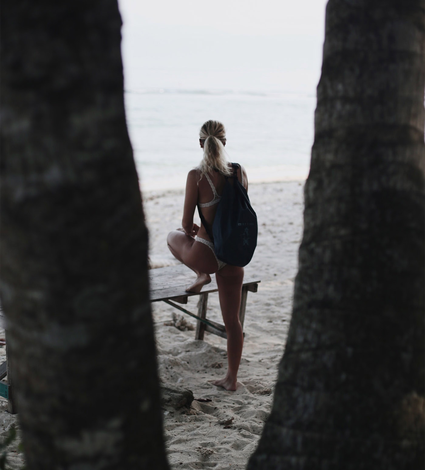 Christina Gindl with DryTide 15L dry bag