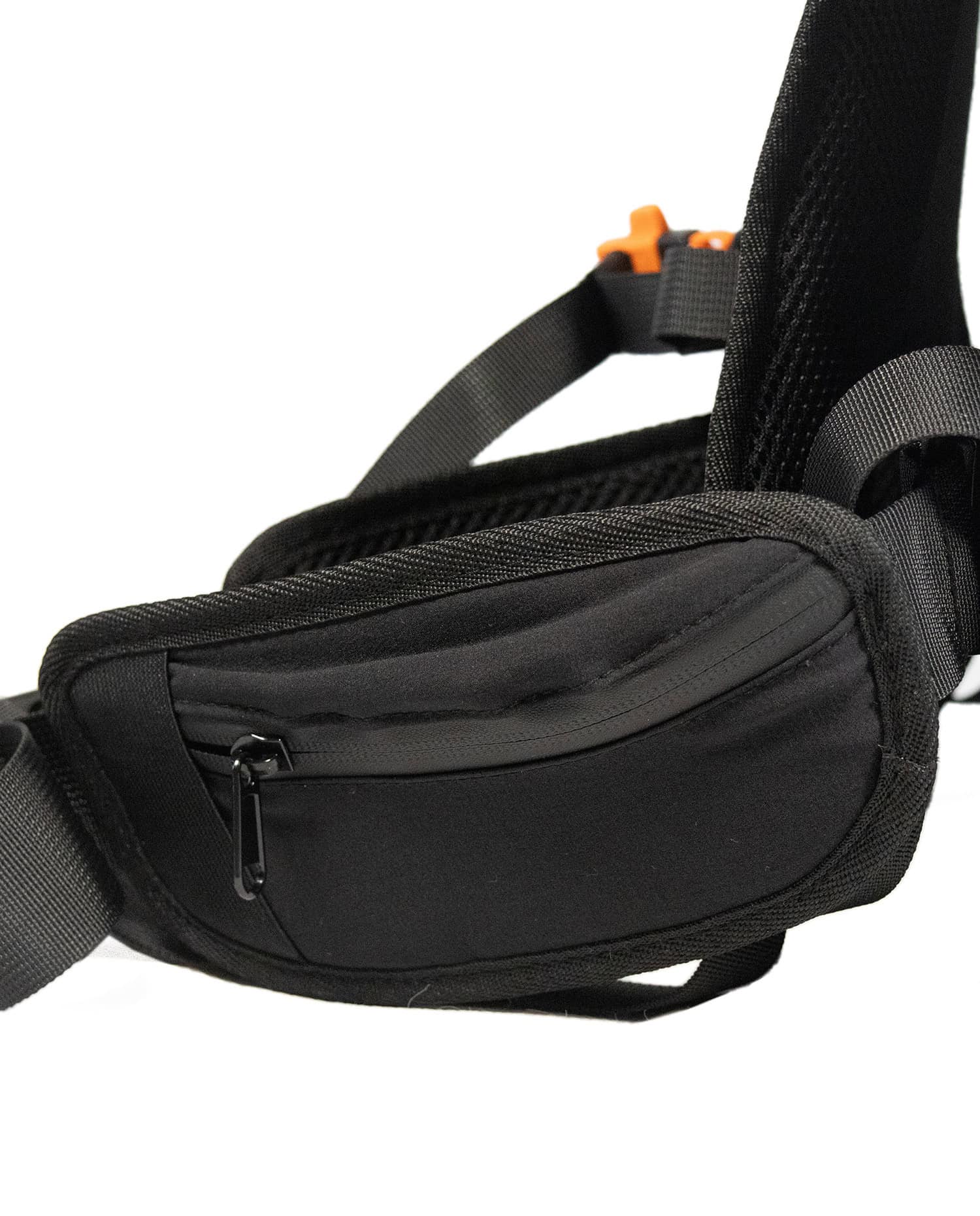 Waterproof backpack with secure zippers and adjustable straps for outdoor adventures.