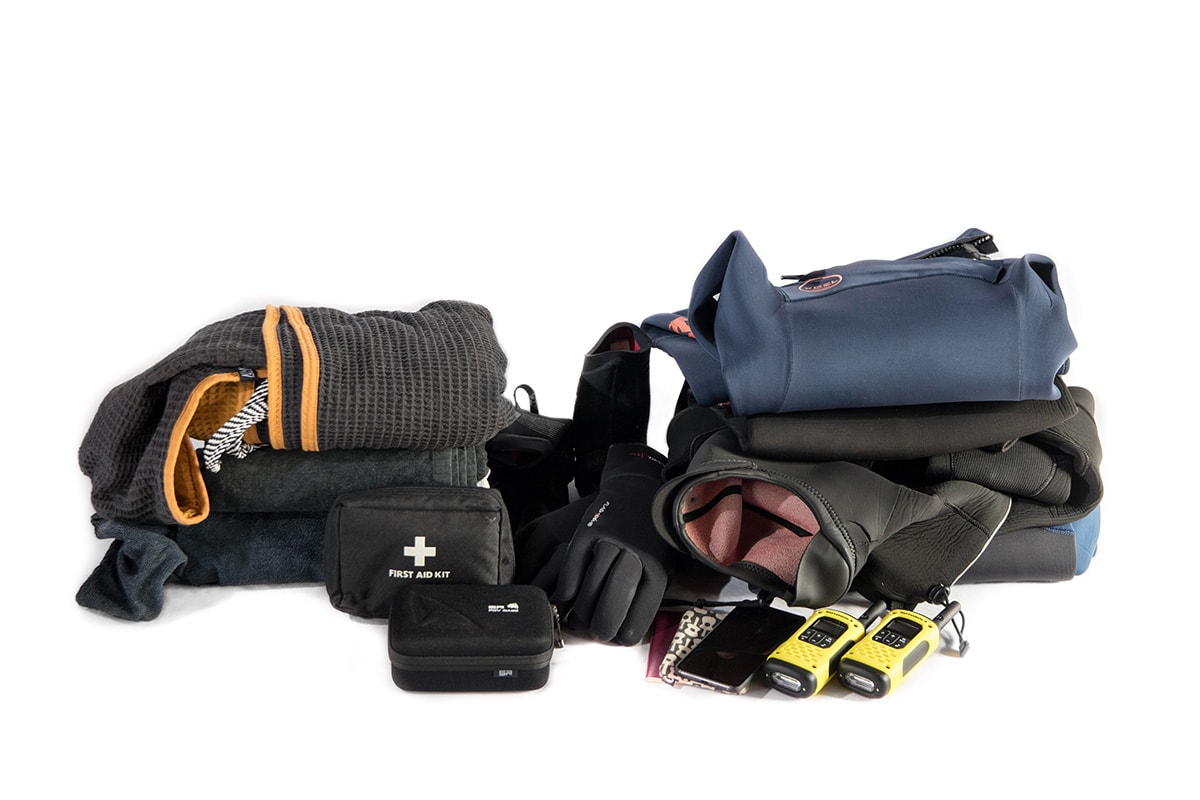 wetsuits and ponchos