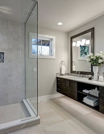 Black White Bathroom