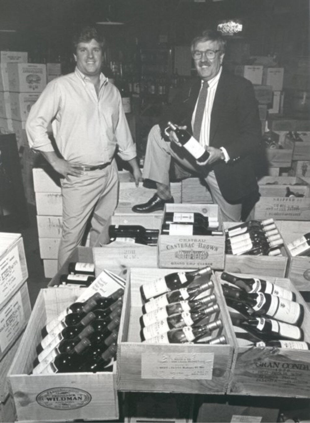 black and white photo of the start of dustys