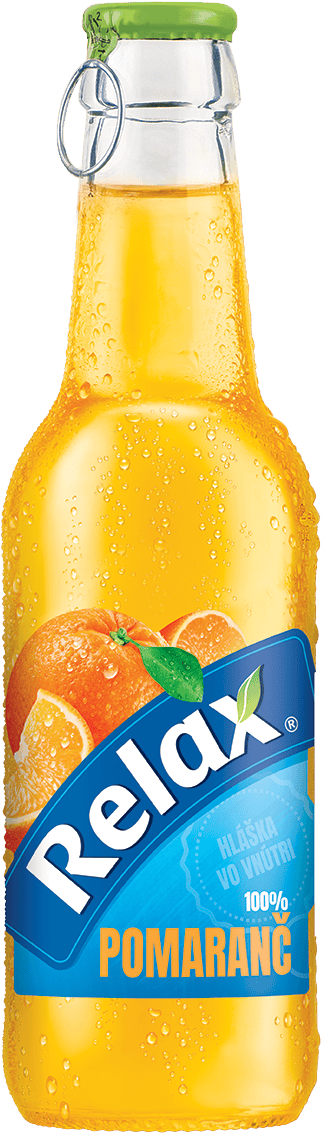 100% pomaranč - 250 ml Sklenená fľaša