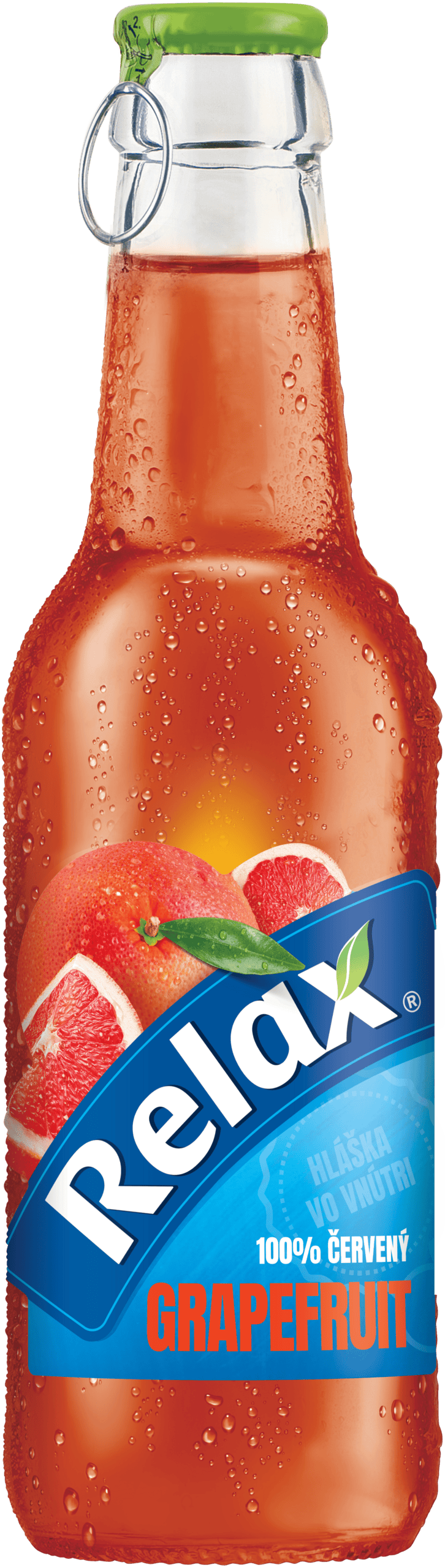 100% grapefruit - 250 ml / Sklenená fľaša