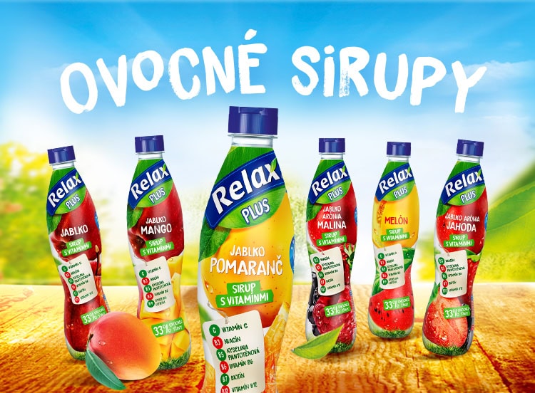 SIRUPY – výživový doplnok