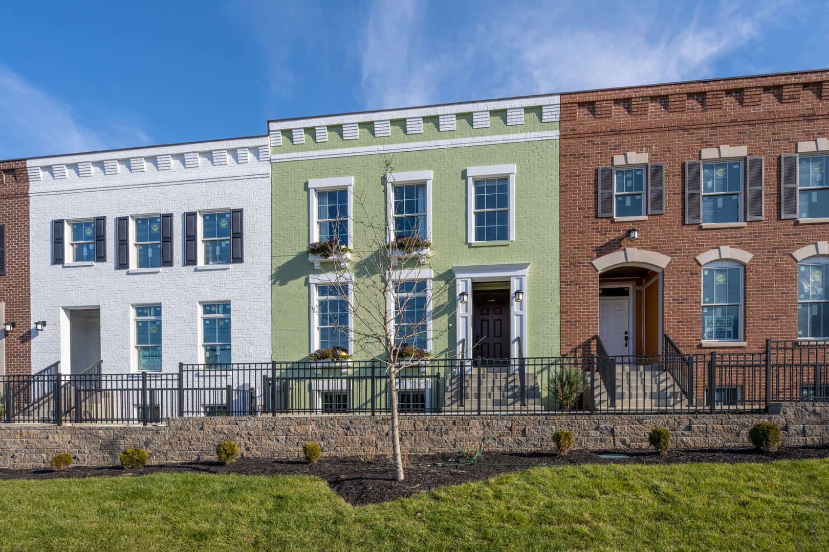 exterior of apartment complex