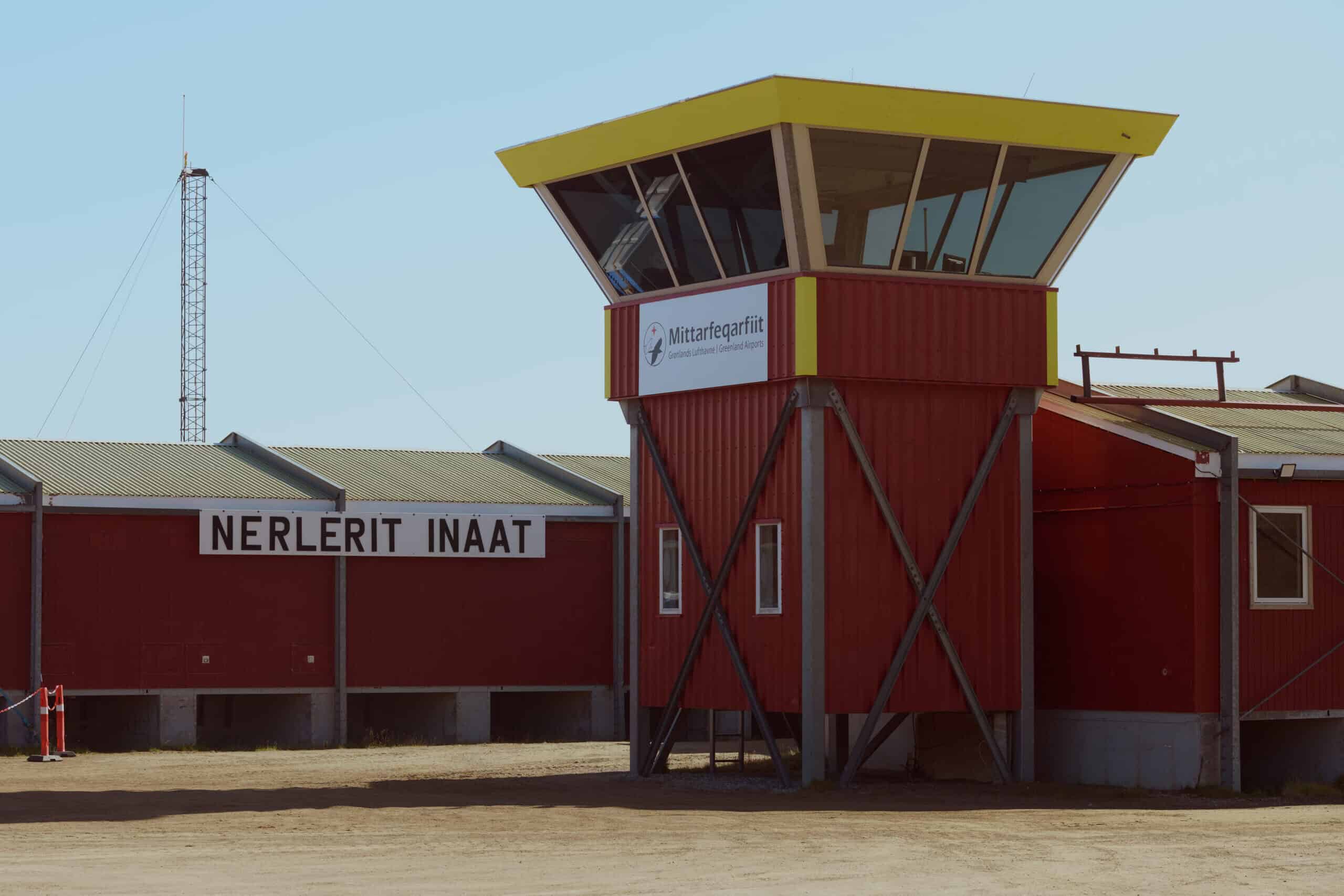 Airport tower in Nerlerit Inaat.