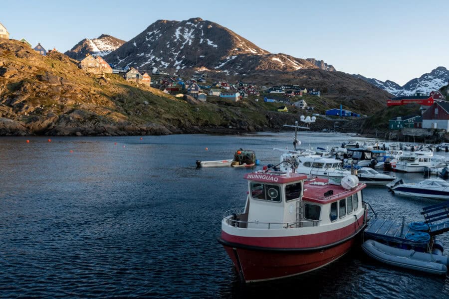 Arctic Wonderland Tours boat in Tasiilaq Harbour - VEG - 018 - Filip Gielda