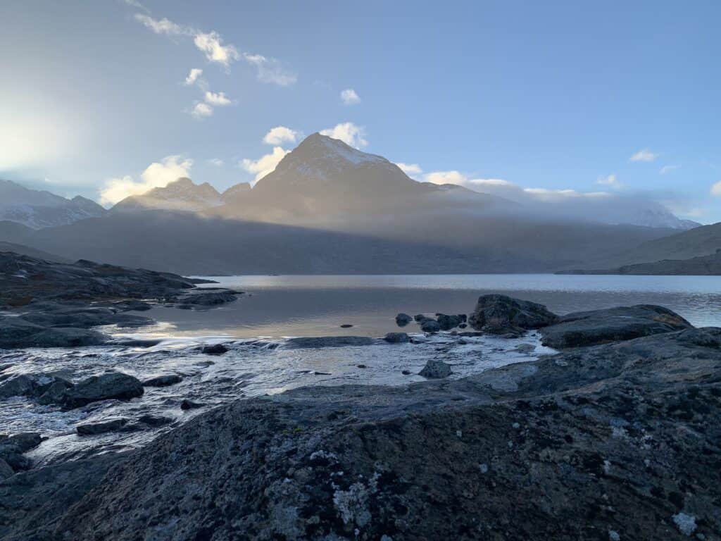 Pyramid mountain next ot the waterfall - Photo by Aviaja Ørum Kristiansen - Visit East Greenland