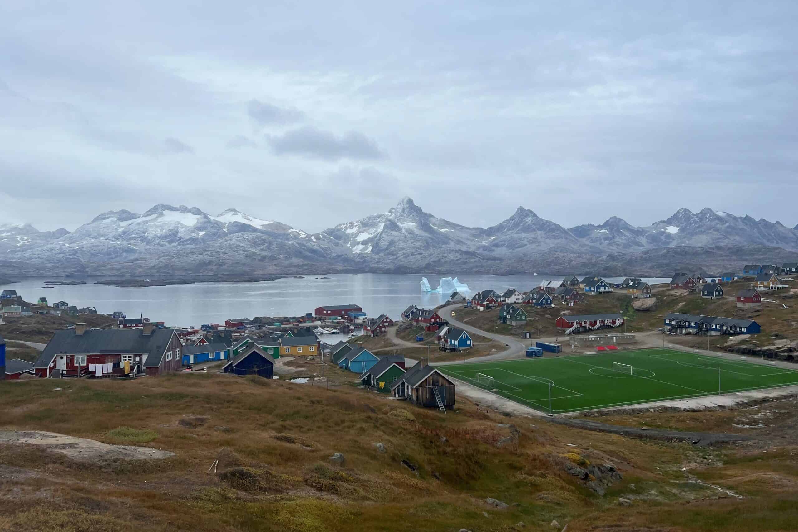 View from Hotel Angmagssalik.