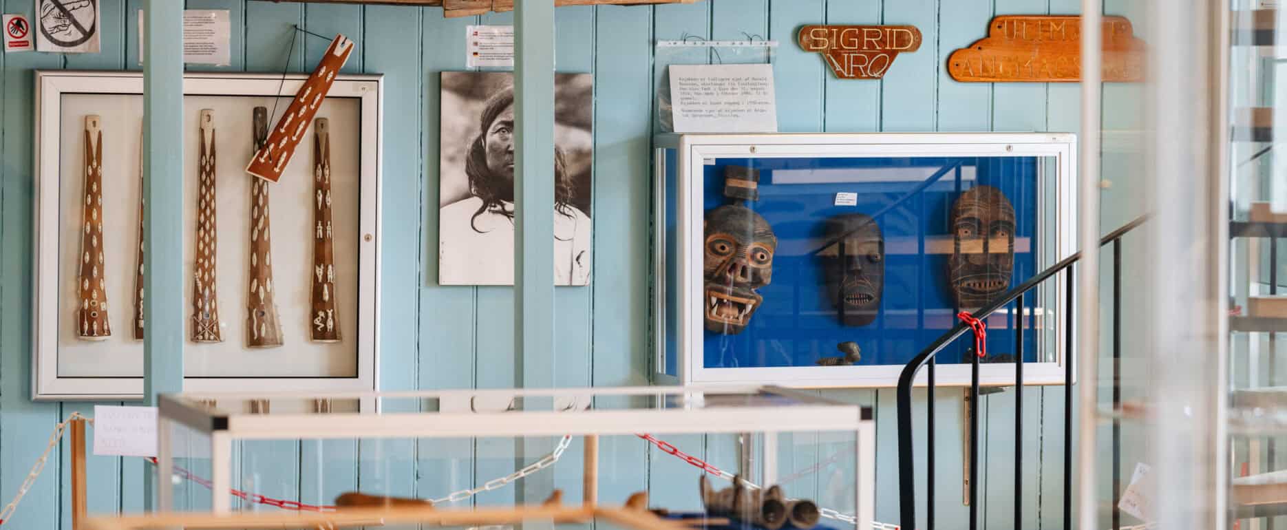 Inside the Ammassalik Museum.