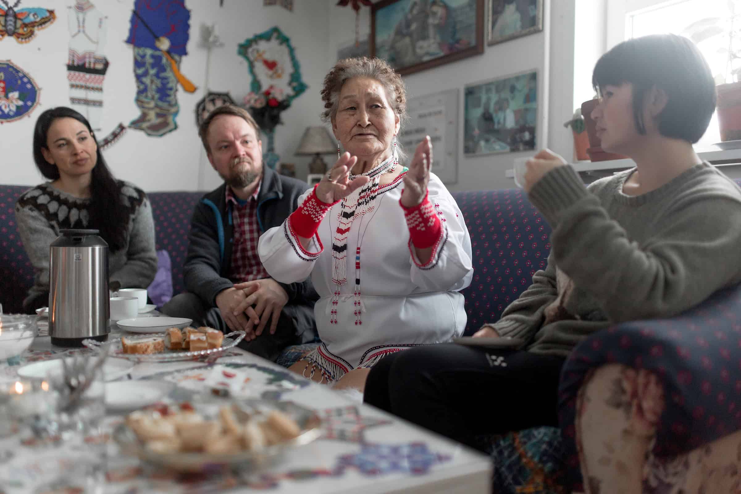 A kaffemik at a local home in Tasiilaq in East Greenland. Photo by Mads Pihl - Visit Greenland