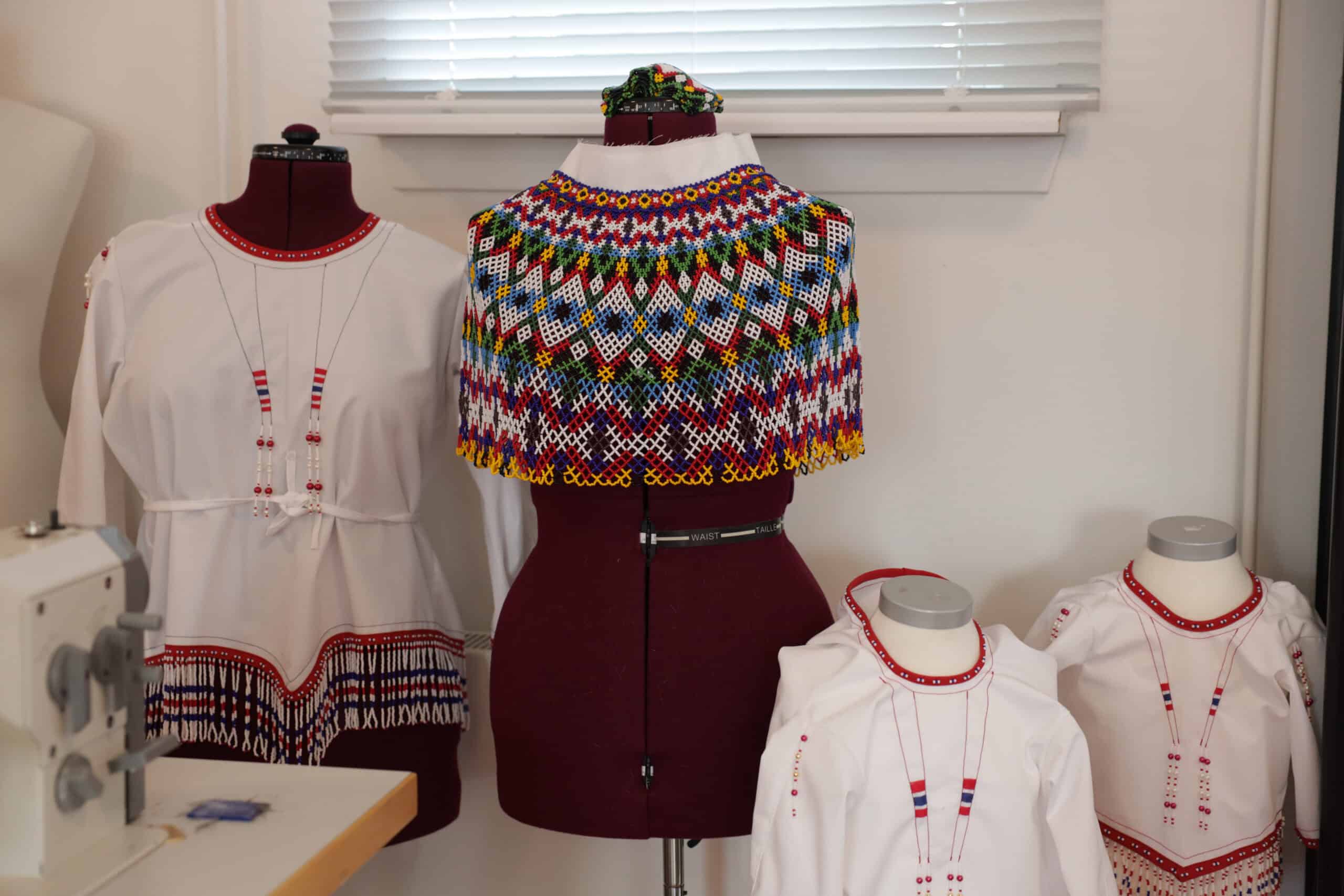 Handcrafted Greenlandic costumes by the women of Qeerpi in Tasiilaq.