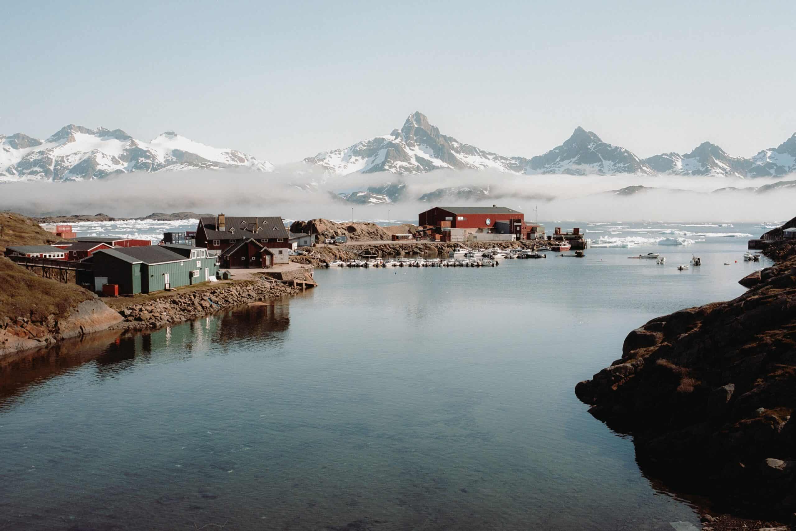 Tasiilaq capture on analogue film camera