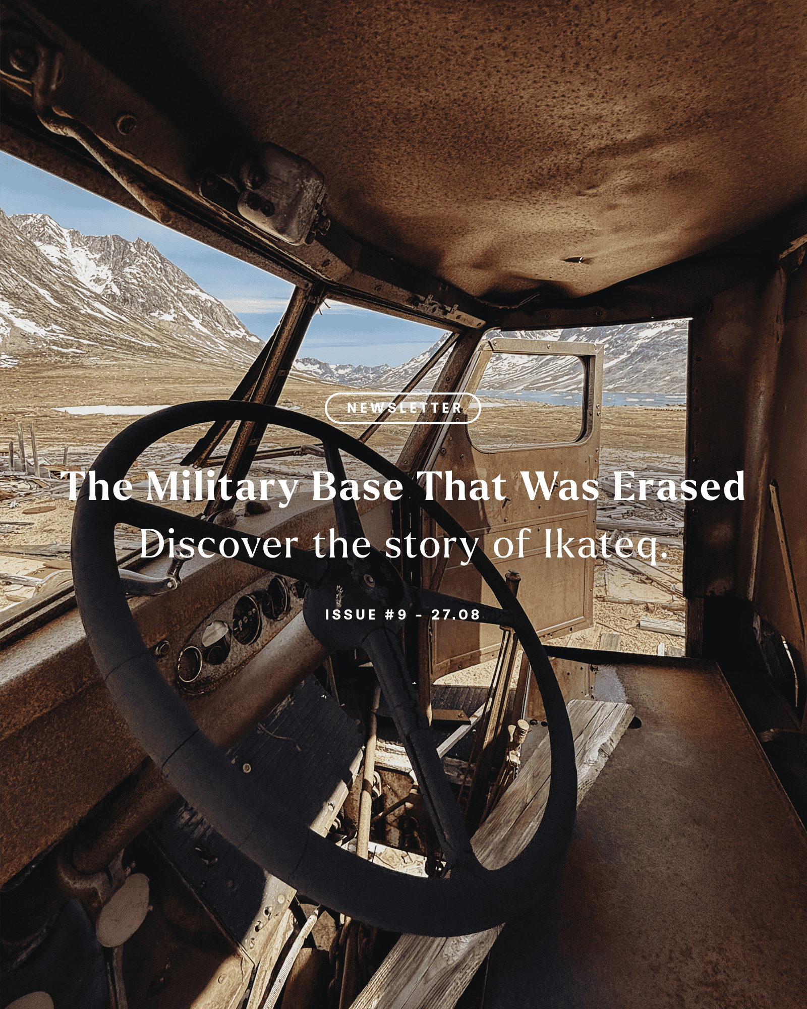 Once home to one of Greenland’s most ambitious military projects, Ikateq now stands abandoned - its rusting vehicles, collapsed buildings and quiet landscape telling a remarkable story of war, ambition and nature reclaiming what was left behind.