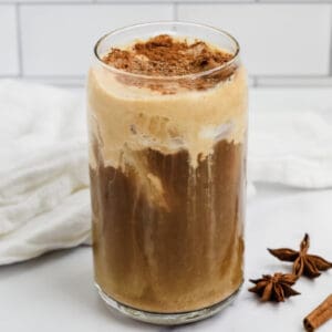 This is a photo of the pumpkin cream cold brew (Starbucks-copy cat)