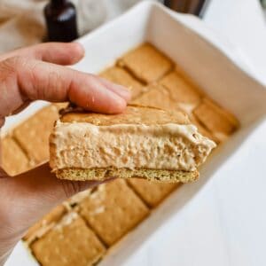 close up of my pumpkin pie ice cream sandwich