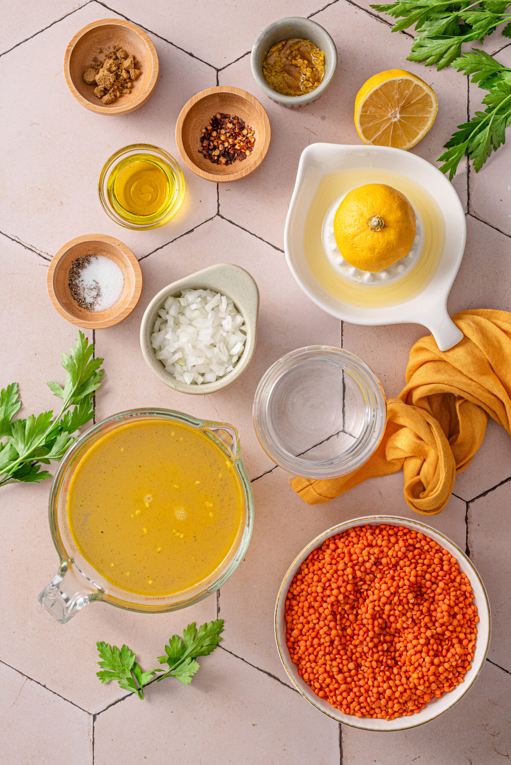this shows all of the ingredients that I used to make this soup recipe