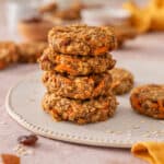 Easy carrot breakfast cookies.
