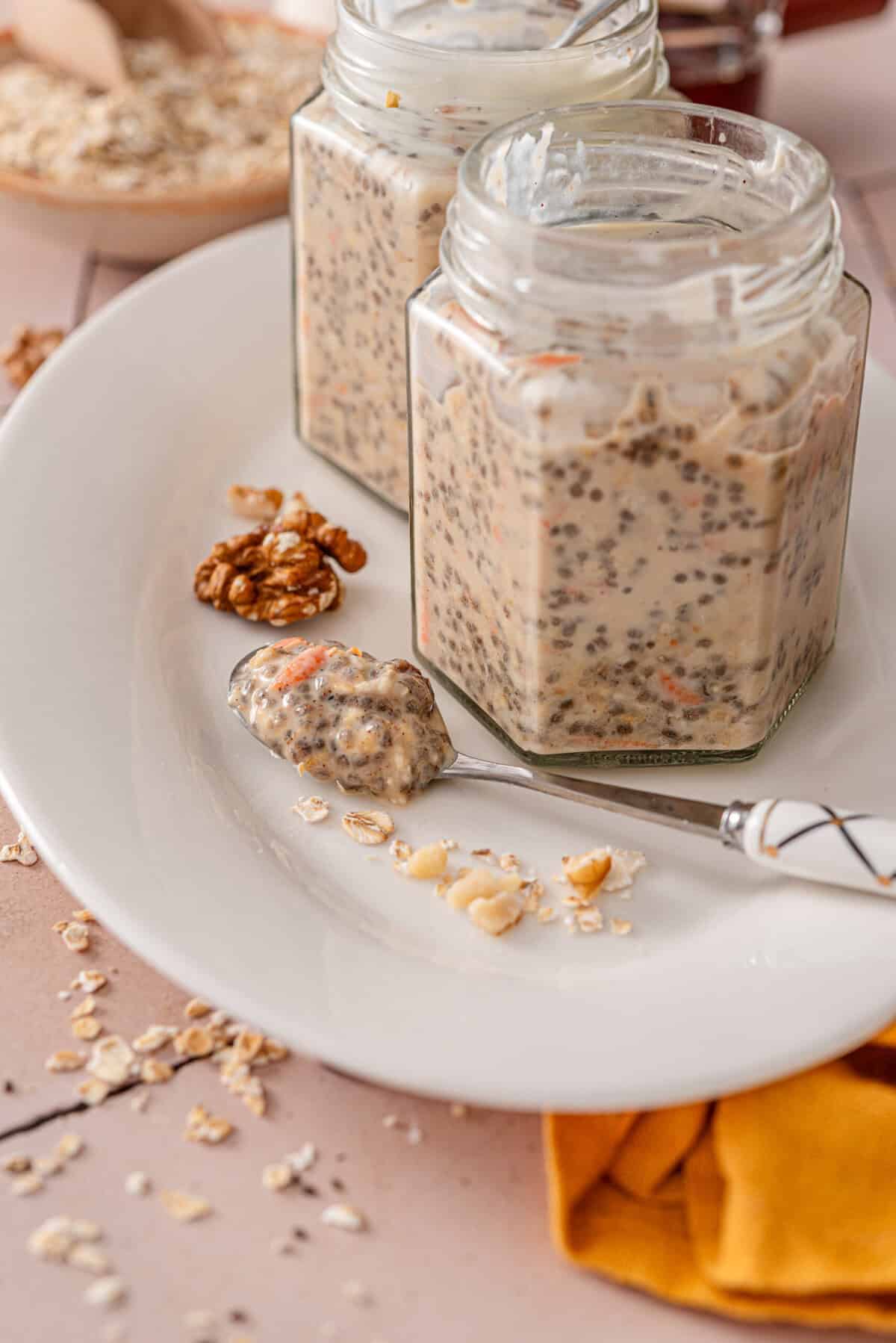 this is another side view of my overnight oats 