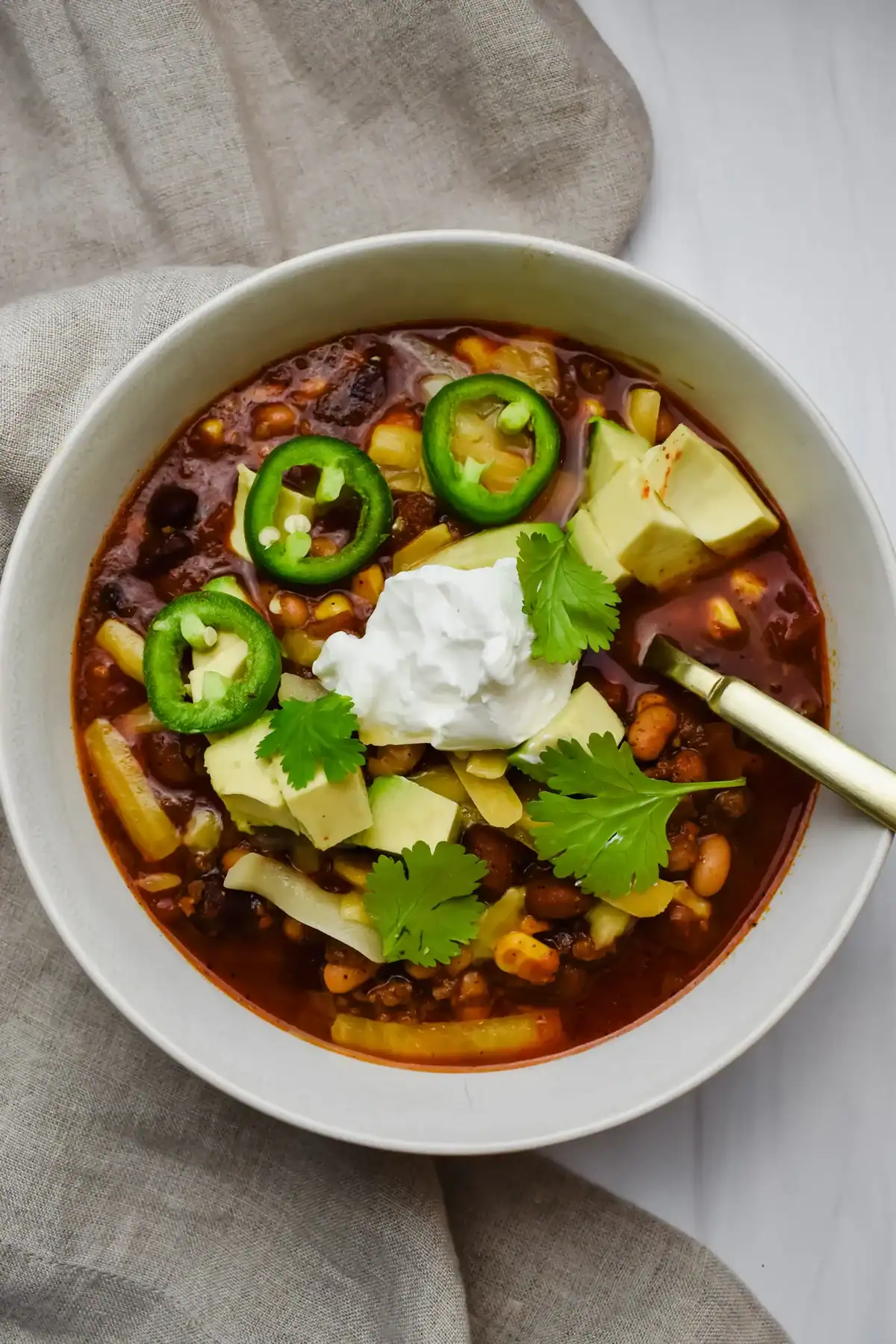 Easy Slow Cooker Bison Chili