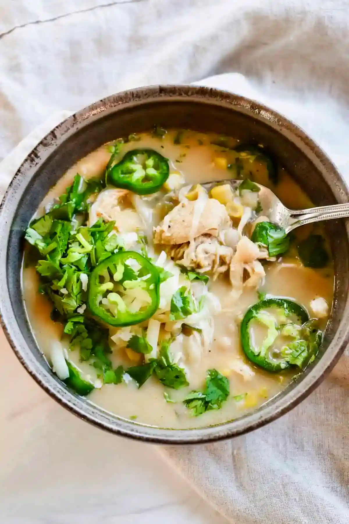 Easy Crockpot Green Chili Chicken