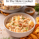 Descriptive photo with title of easy ranch chicken.