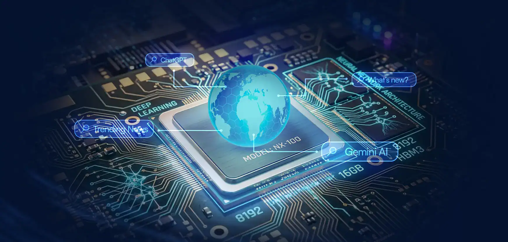 AI-Deep-Learning-Chip-Globe-ChatGPT-Gemini-Search
